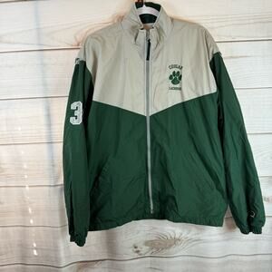 Boathouse Sports JFK Lacrosse Green & Brown Full Zip Jacket Size Large